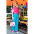 Kép 7/7 - Mira nadrág - magenta lenvászon