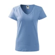 Kép 2/5 - DREAM V NECK pamut női póló - ÉGSZÍNKÉK