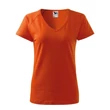 Kép 2/5 - DREAM V NECK pamut női póló - NARANCS