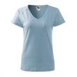 Kép 2/4 - DREAM V NECK pamut női póló - ÉGSZÍNKÉK