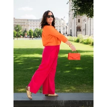 Mira nadrág - magenta lenvászon