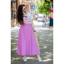 Luna szoknya viola lenvászon