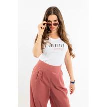 Mira nadrág - hússzín lenvászon