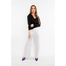 Mira nadrág - fehér lenvászon