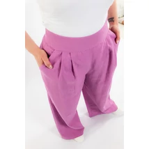 Mira nadrág - viola lenvászon