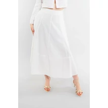 Luna szoknya fehér lenvászon