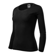 Fit-t hosszú ujjú póló - FEKETE