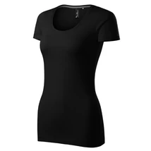 ACTION pamut póló női - FEKETE