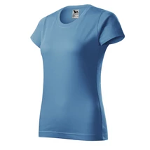 BASIC pamut póló női - AZÚRKÉK