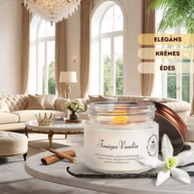 fenséges vanília édes krémes illatgyertya