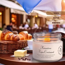 kézműves vajas croissant sütis krémes illatgyertya