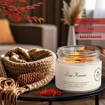 Aurora szójaviasz illatgyertya Lágy Kasmír