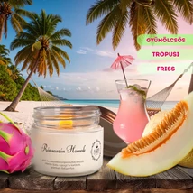 rózsaszín homok trópusi gyümölkcsös illatgyertya