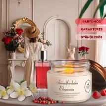 századfordulós elegancia parfümös karakteres illatgyertya