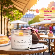 vaníliába forgatva krémes édes illatgyertya