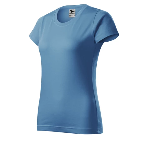 BASIC pamut póló női - AZÚRKÉK