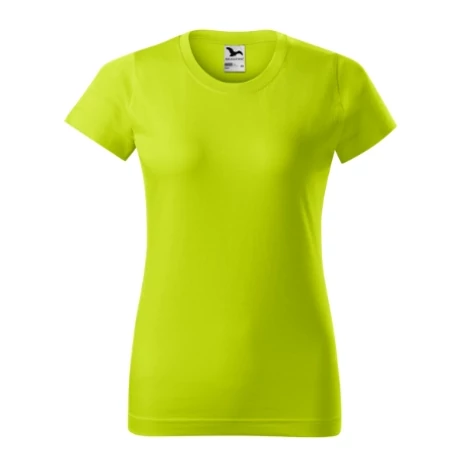 BASIC pamut póló női - LIME