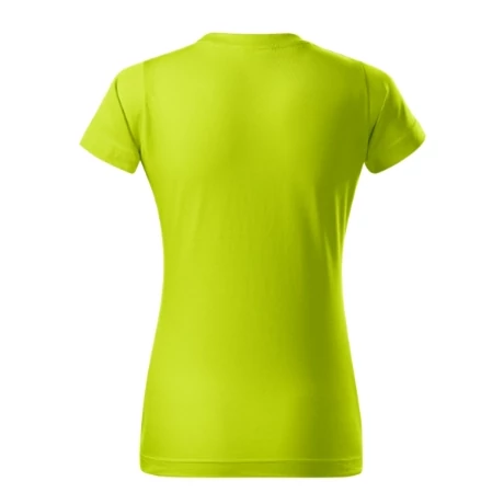 BASIC pamut póló női - LIME