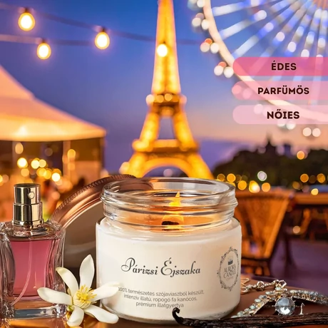 párizsi éjszaka illatgyertya